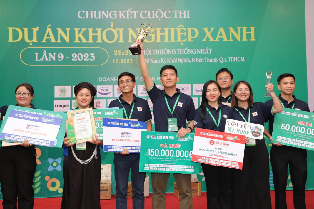‘Mr Mướp’ giành giải nhất cuộc thi ‘Dự án khởi nghiệp xanh 2023’